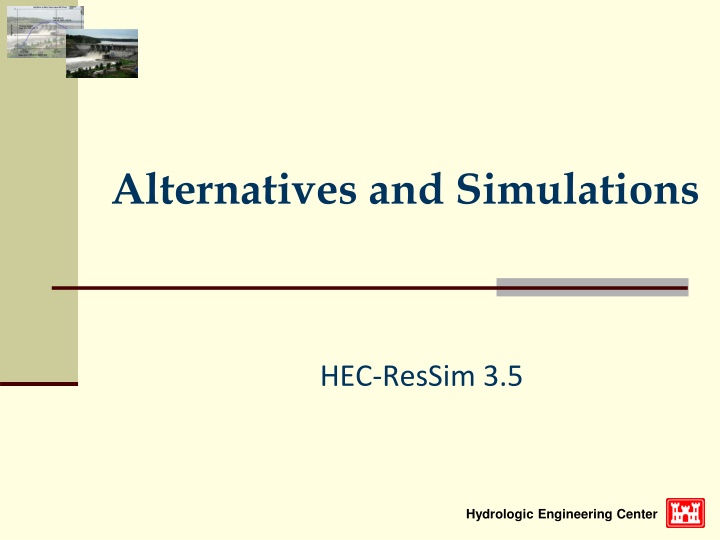 alternatives and simulations