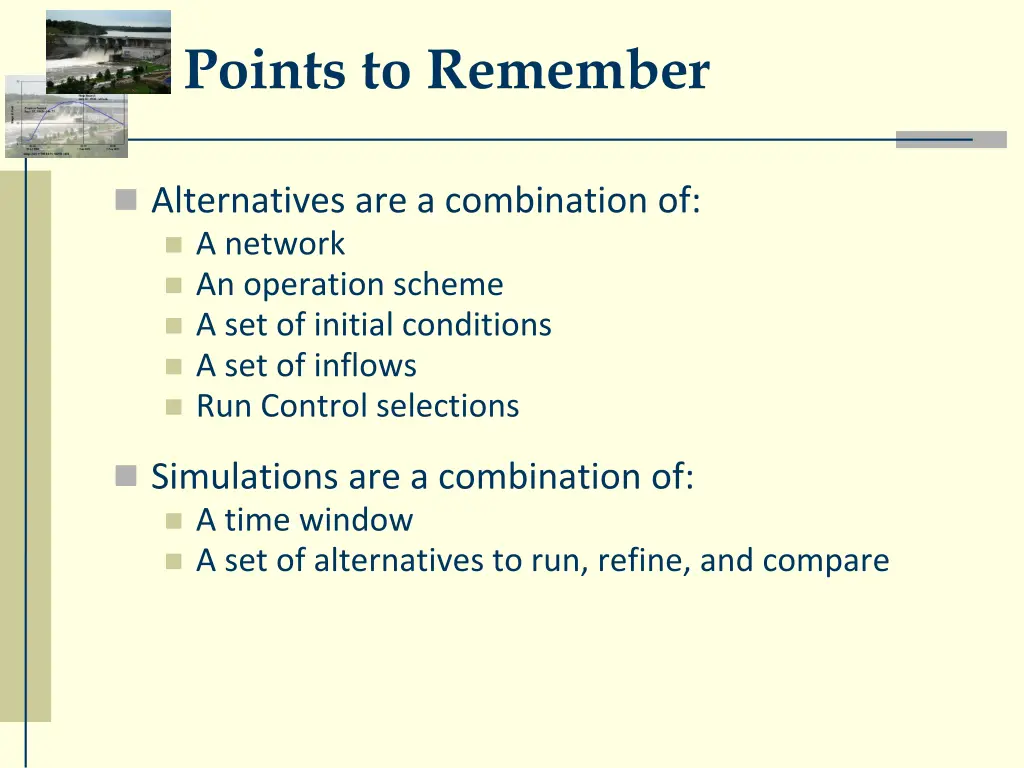 points to remember