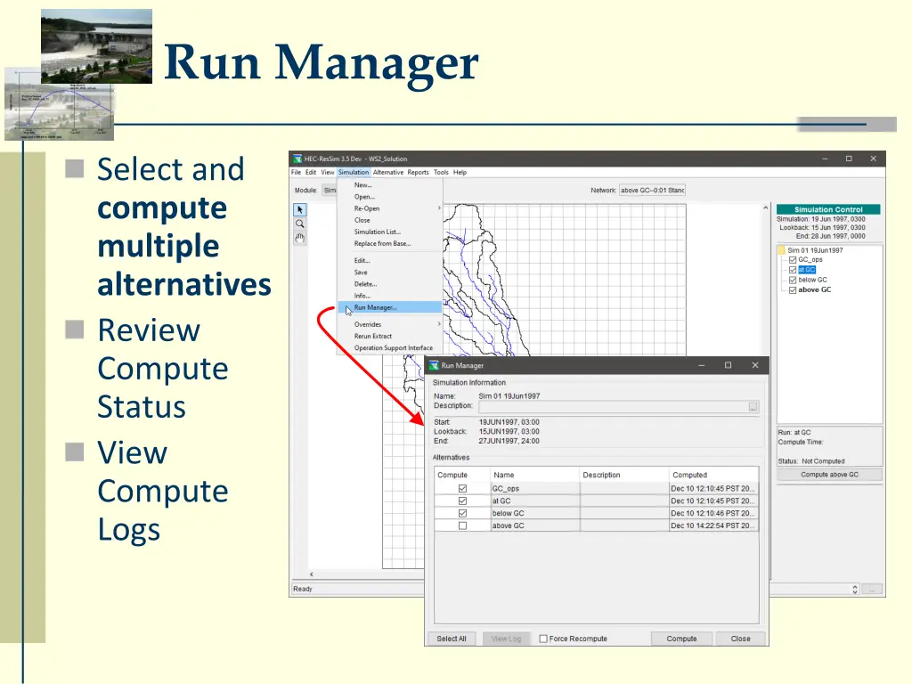 run manager