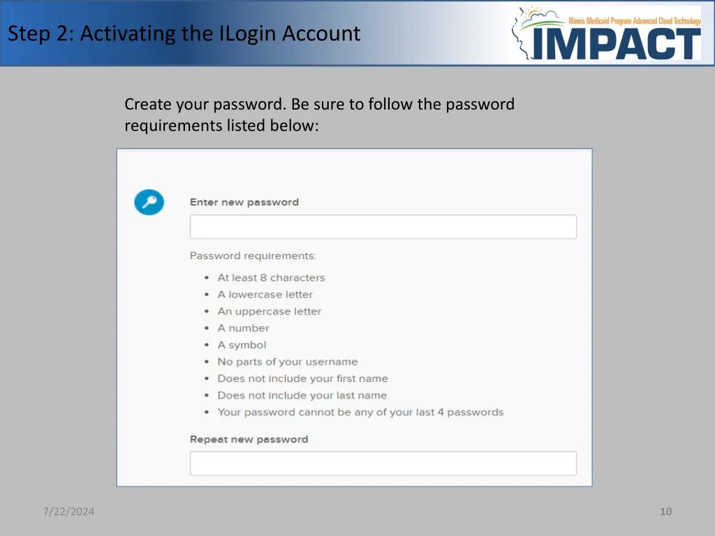 step 2 activating the ilogin account 2