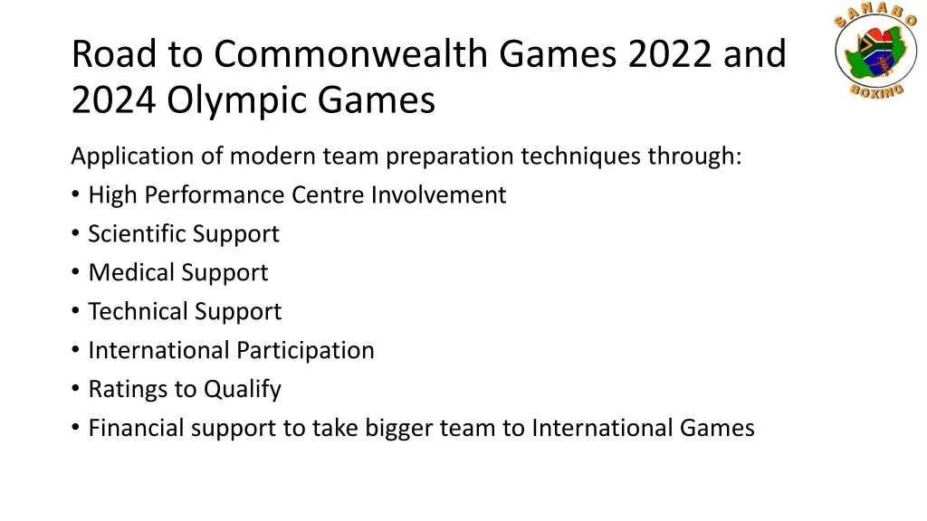 road to commonwealth games 2022 and 2024 olympic