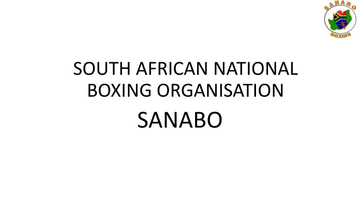 south african national boxing organisation sanabo