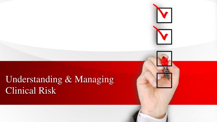 understanding managing clinical risk