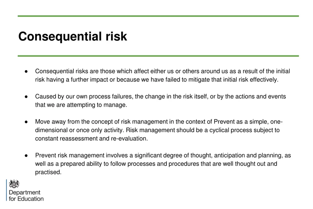 consequential risk