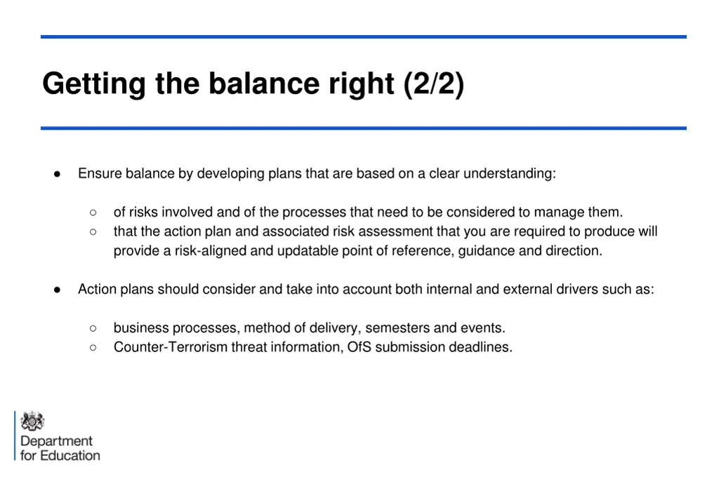 getting the balance right 2 2