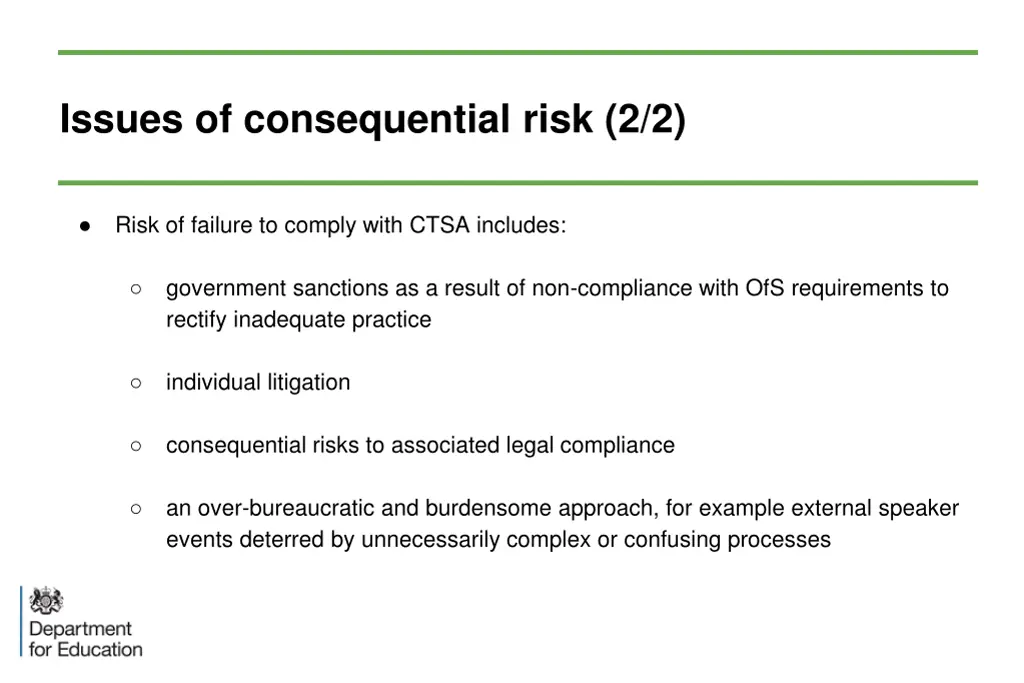 issues of consequential risk 2 2