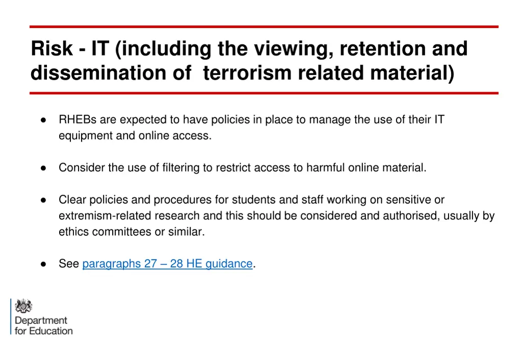 risk it including the viewing retention