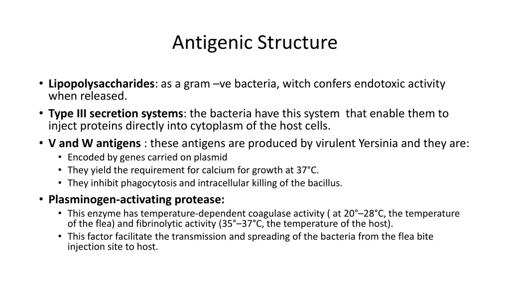 antigenic structure