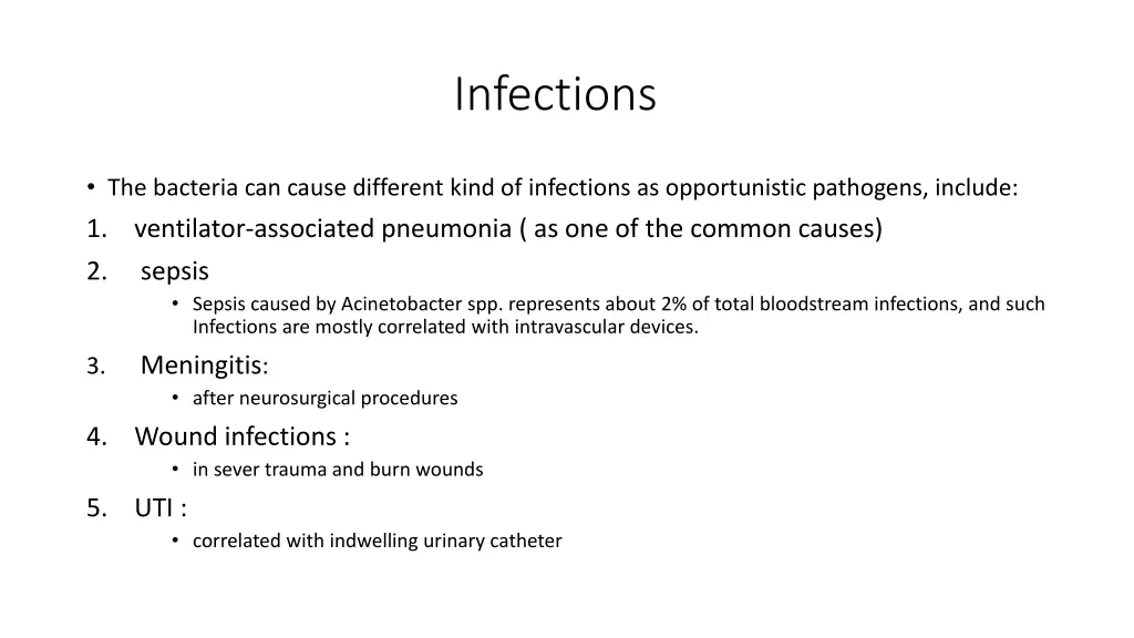 infections