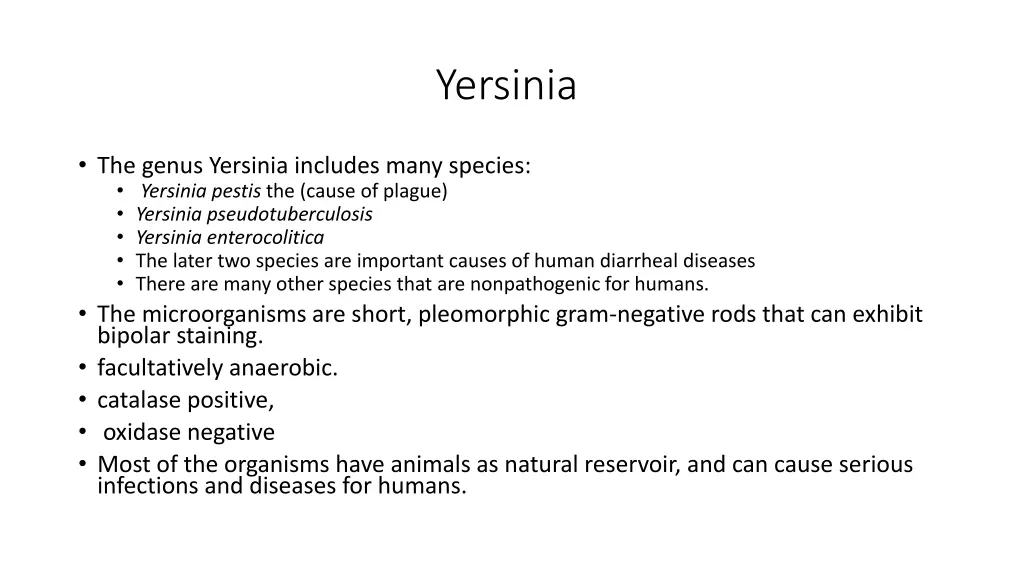 yersinia