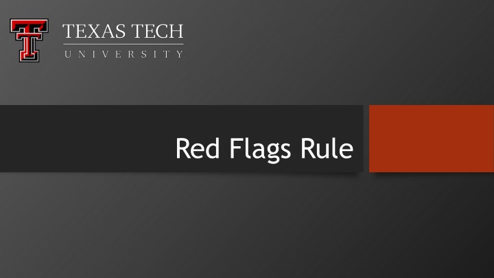 red flags rule