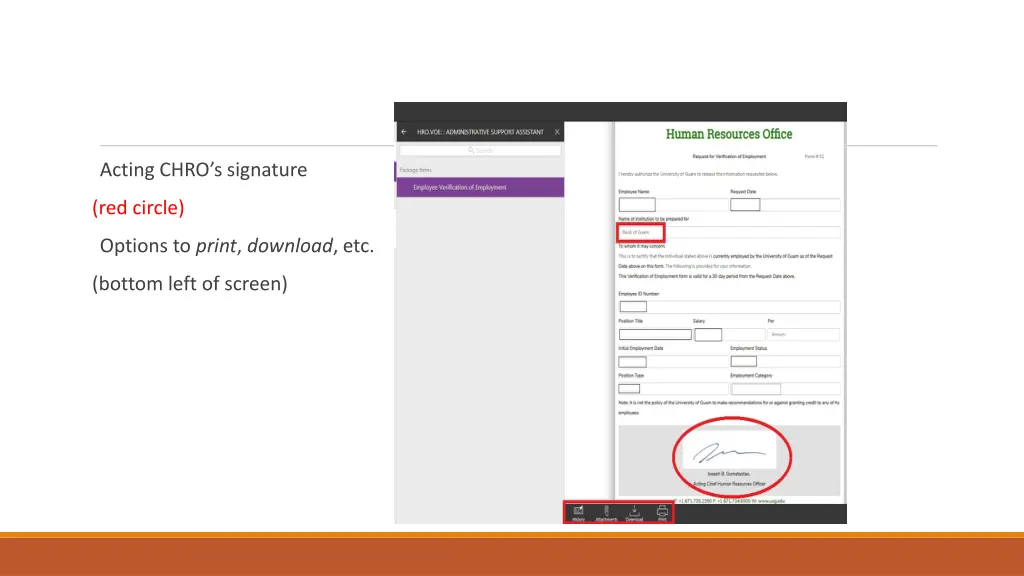 acting chro s signature