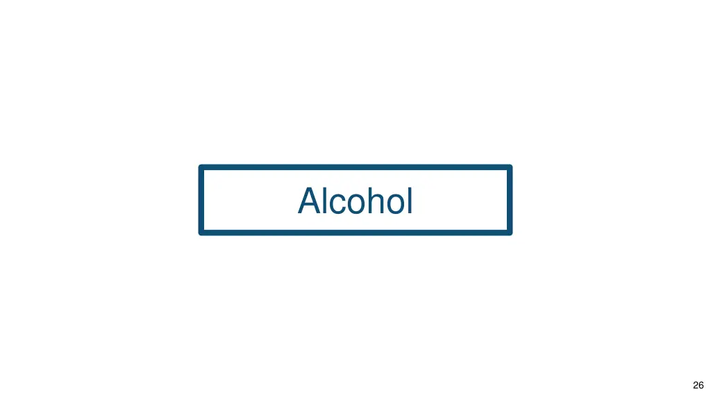 alcohol