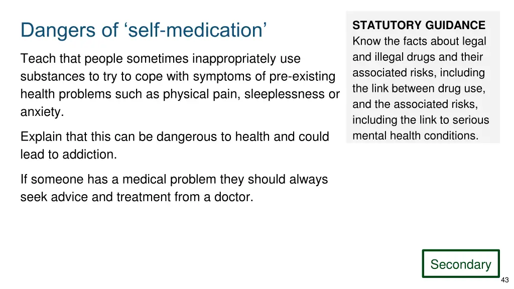 dangers of self medication