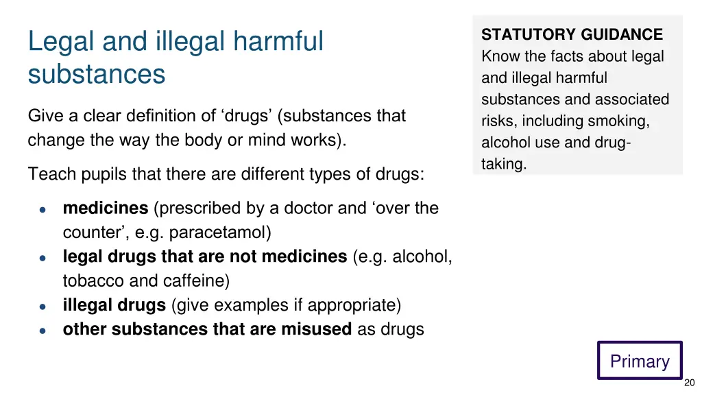 legal and illegal harmful substances