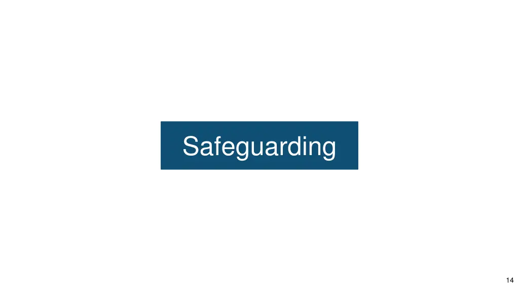 safeguarding