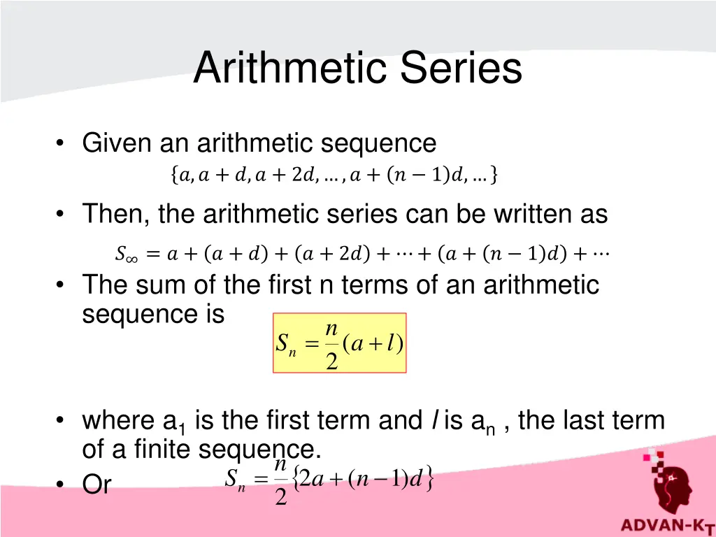 arithmetic series