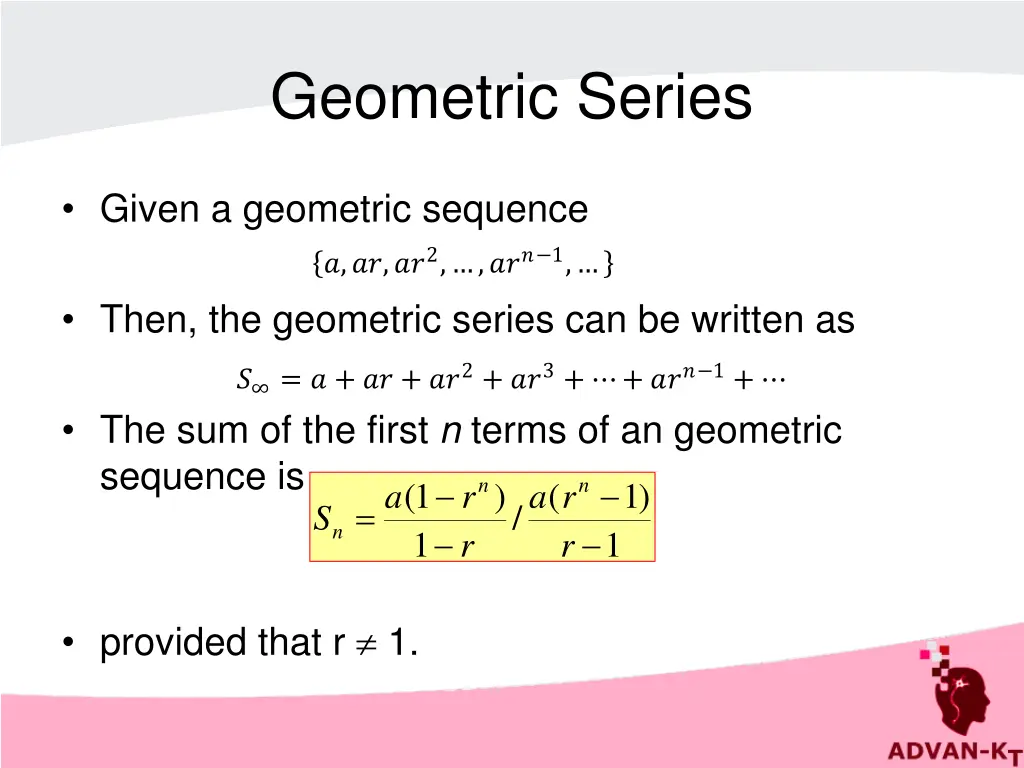 geometric series