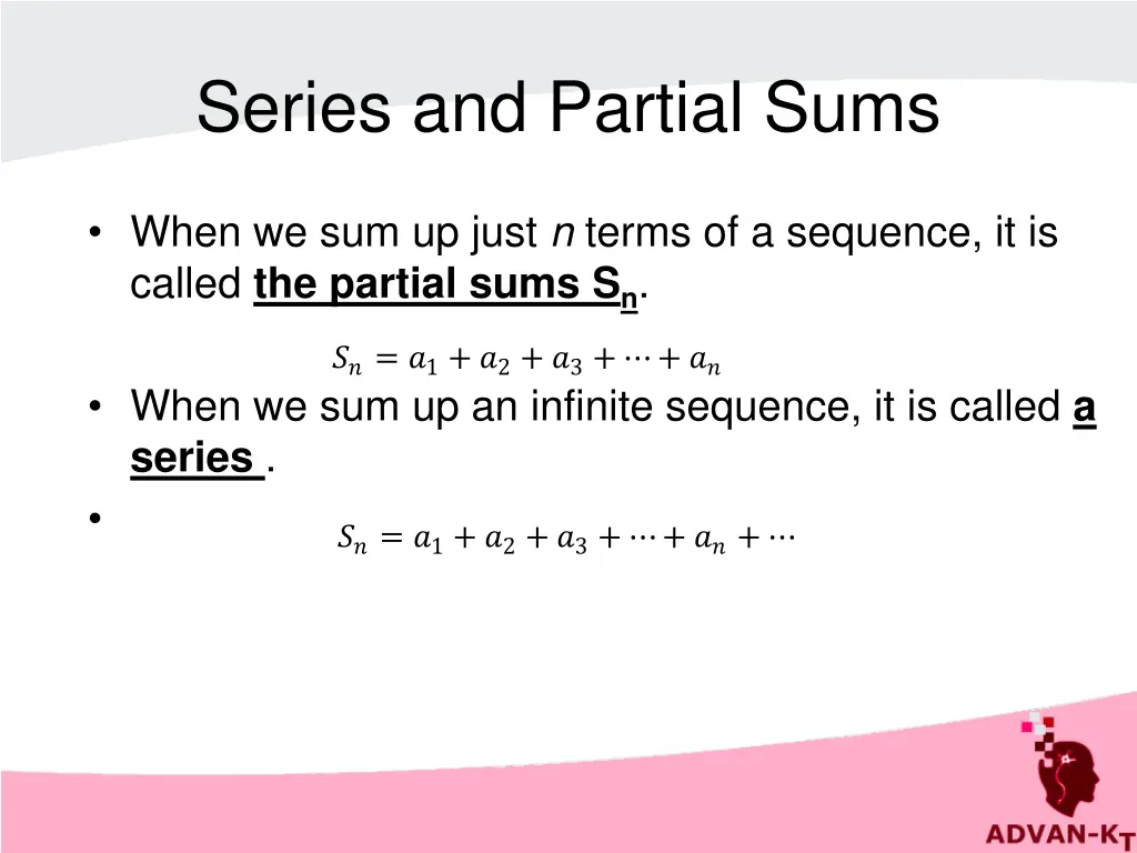 series and partial sums