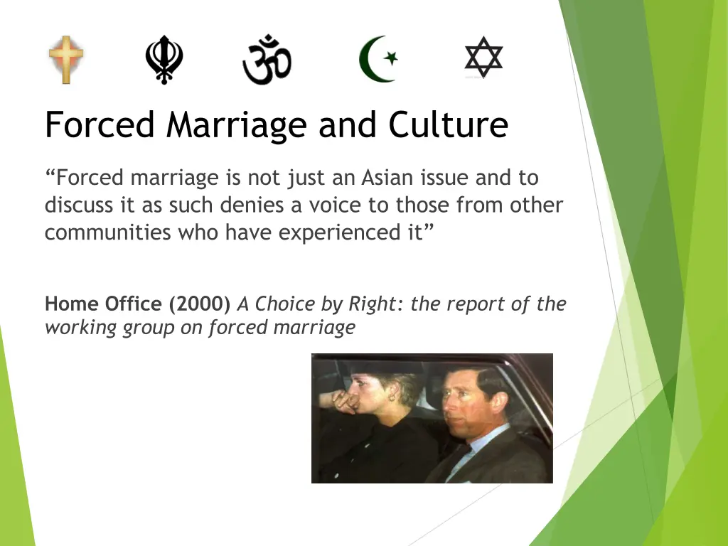 forced marriage and culture