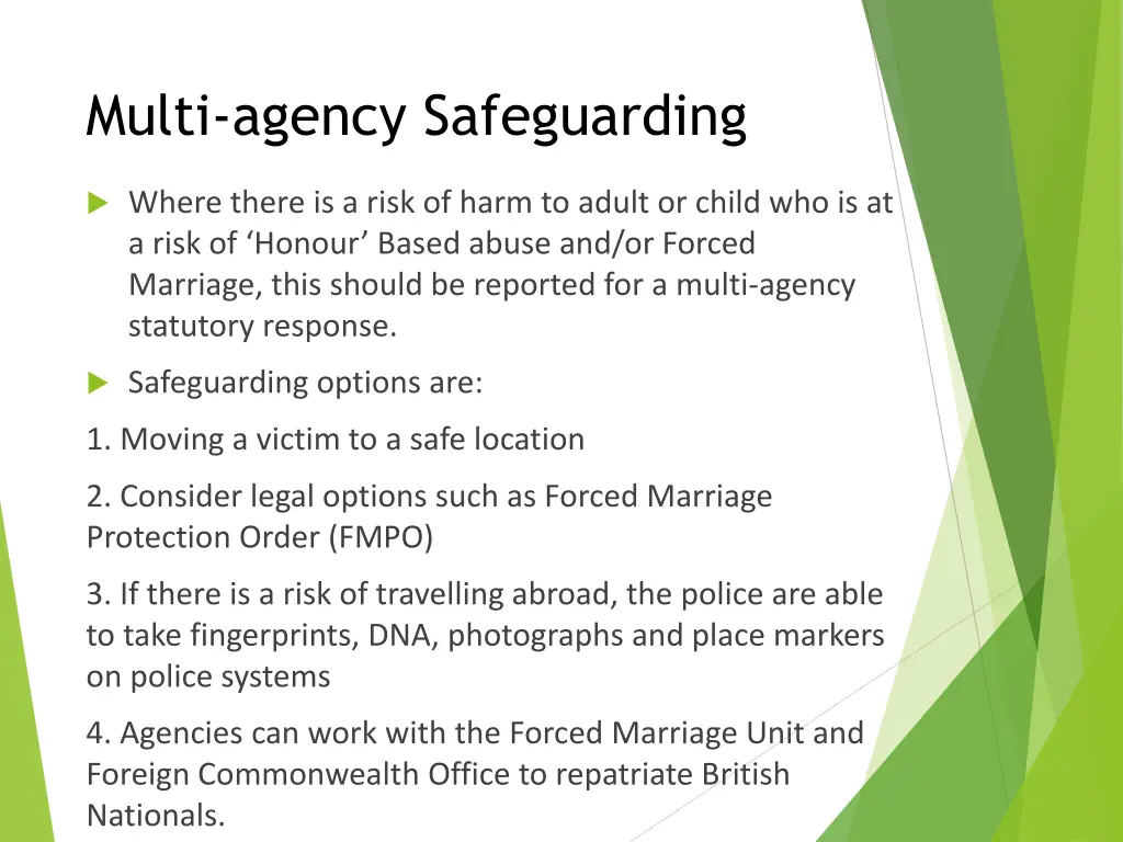 multi agency safeguarding