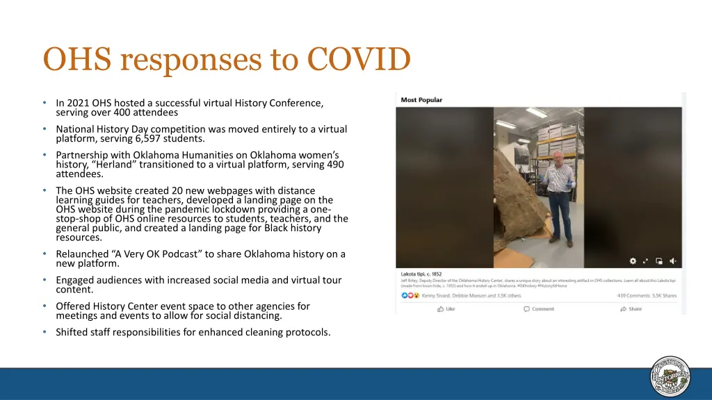 ohs responses to covid