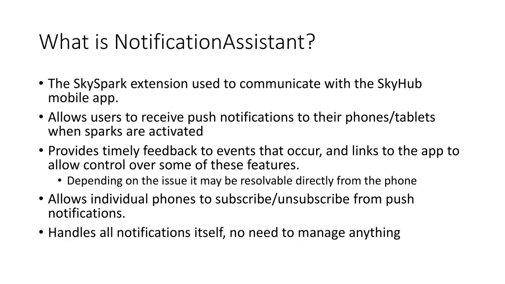 what is notificationassistant