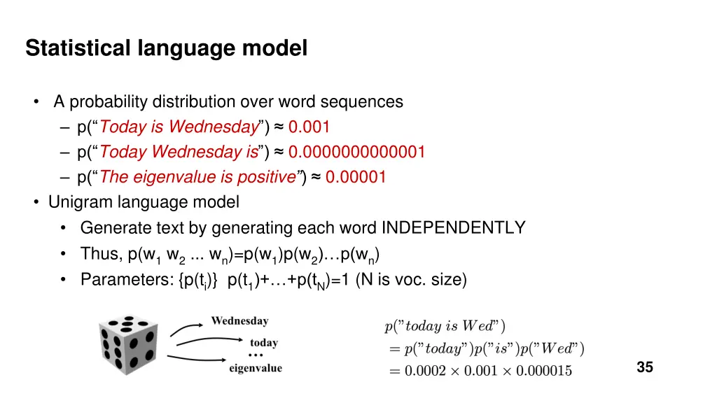 statistical language model