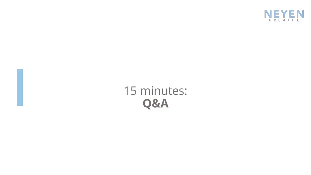 15 minutes q a