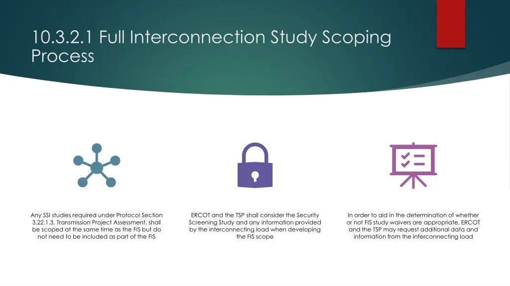 10 3 2 1 full interconnection study scoping