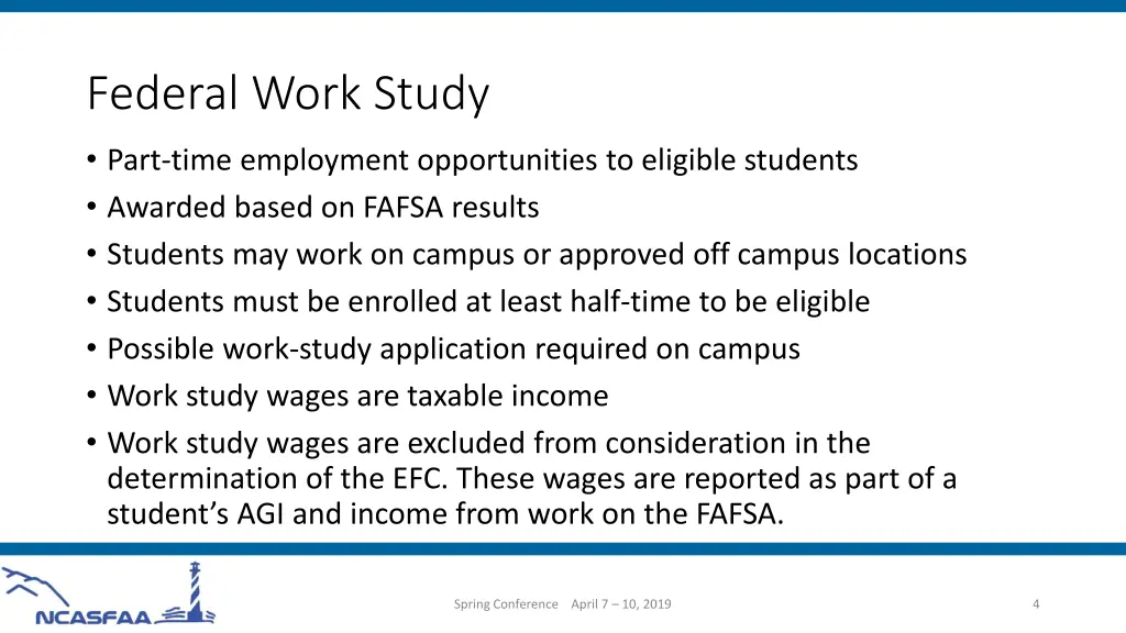 federal work study