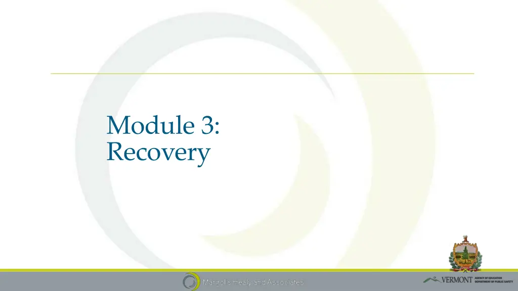 module 3 recovery