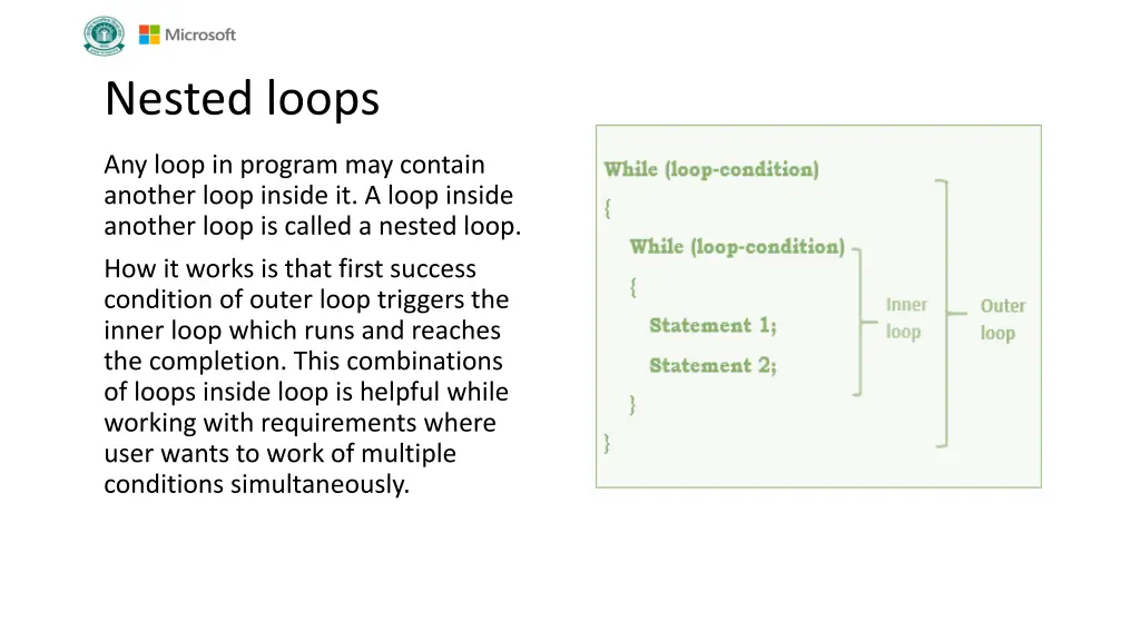 nested loops