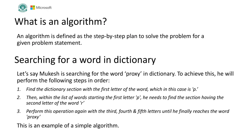 what is an algorithm