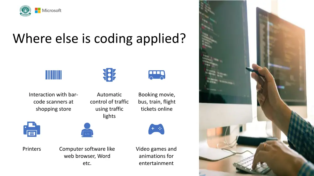 where else is coding applied