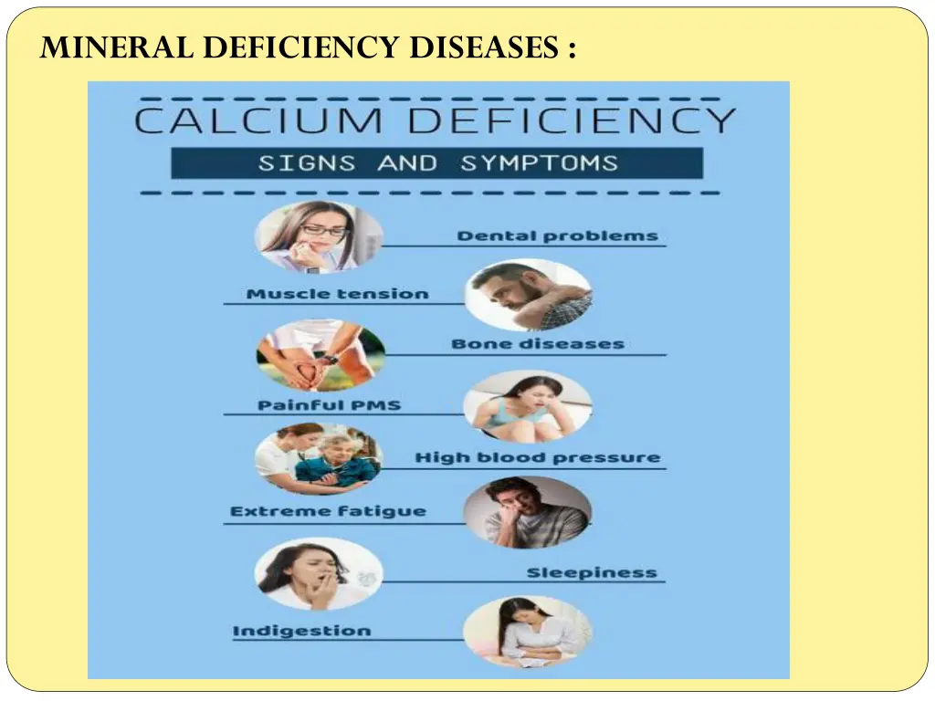 mineral deficiency diseases