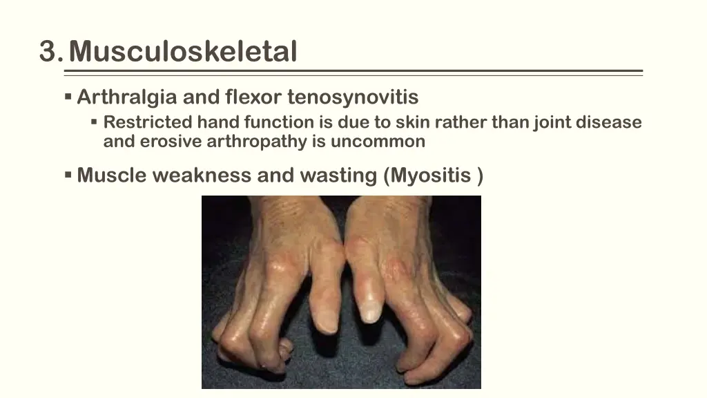 3 musculoskeletal