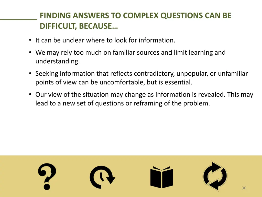 finding answers to complex questions 1