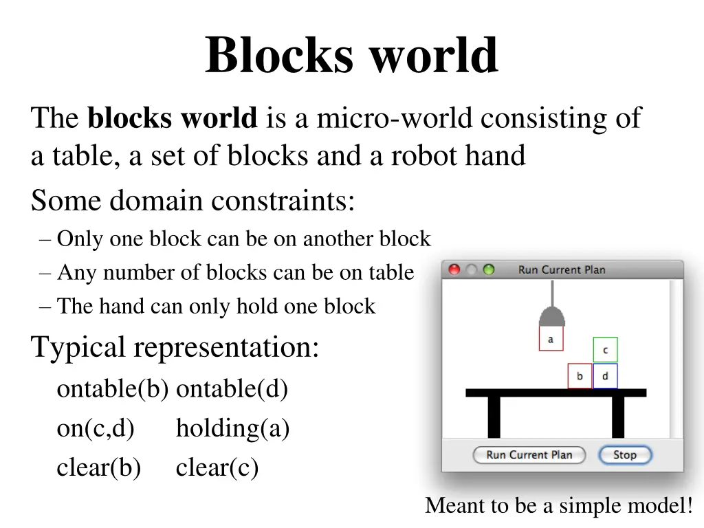 blocks world