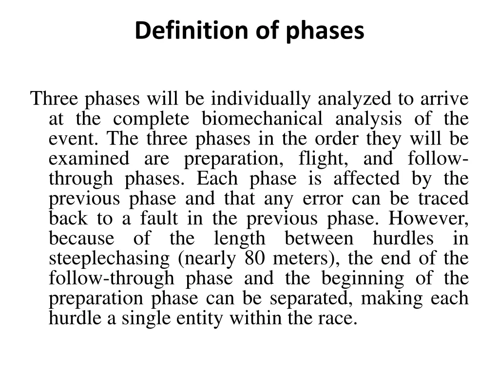 definition of phases