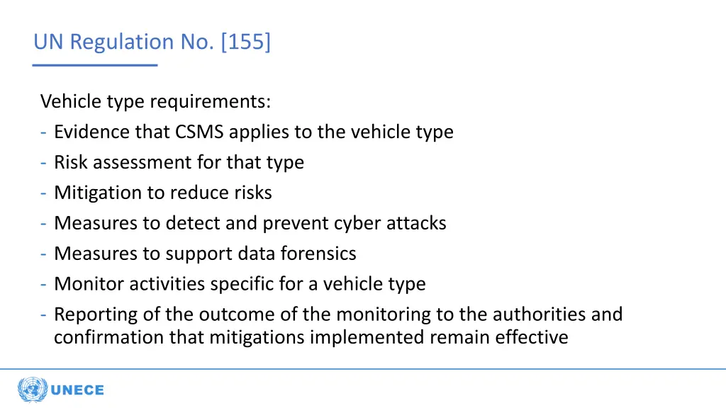 un regulation no 155 1