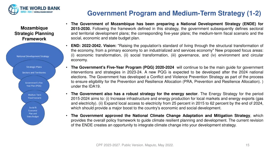 government program and medium term strategy 1 2