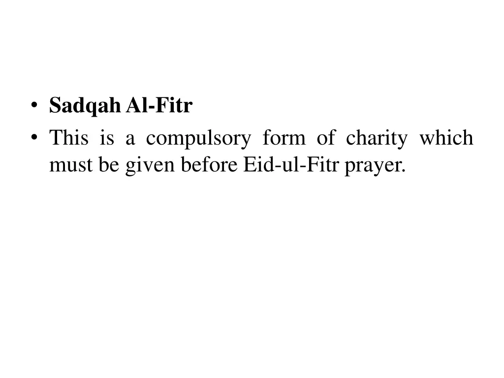 sadqahal fitr this is a compulsory form