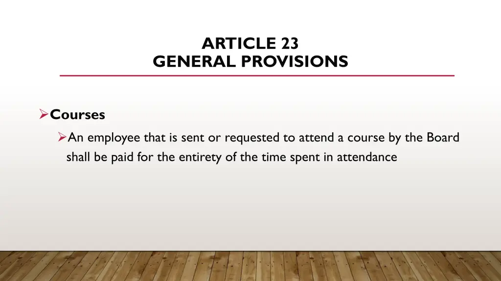 article 23 2