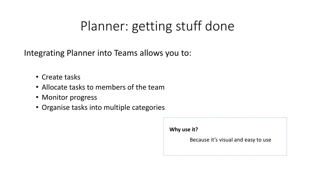 planner getting stuff done