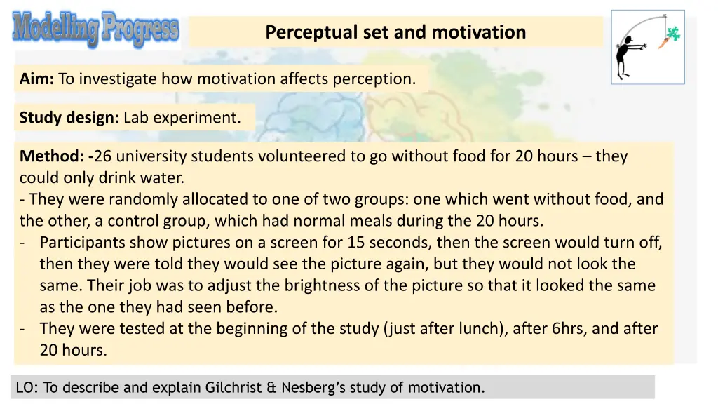 perceptual set and motivation