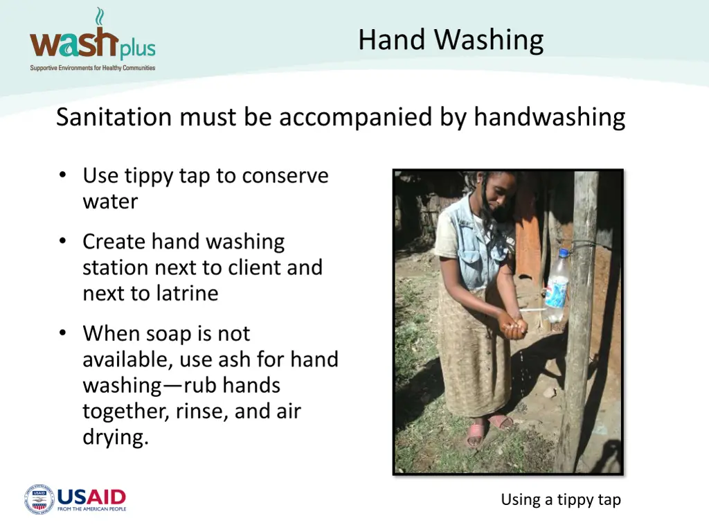 hand washing