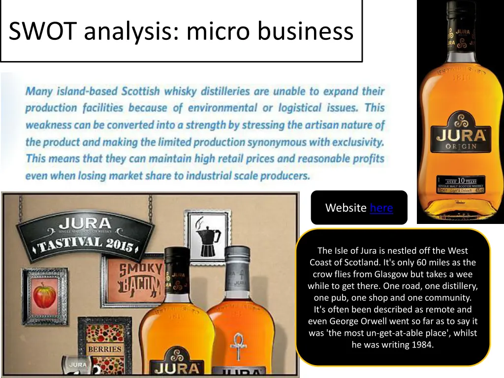 swot analysis micro business