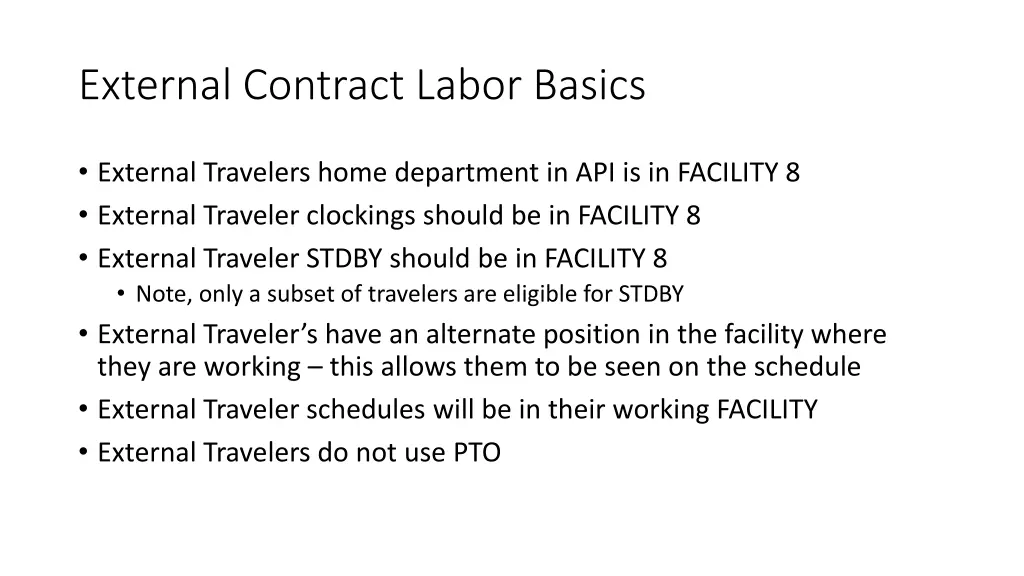 external contract labor basics