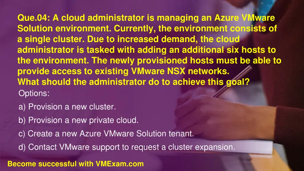 que 04 a cloud administrator is managing an azure